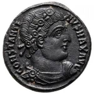 Constantine I – Follis – Two Soldiers (Antioch)